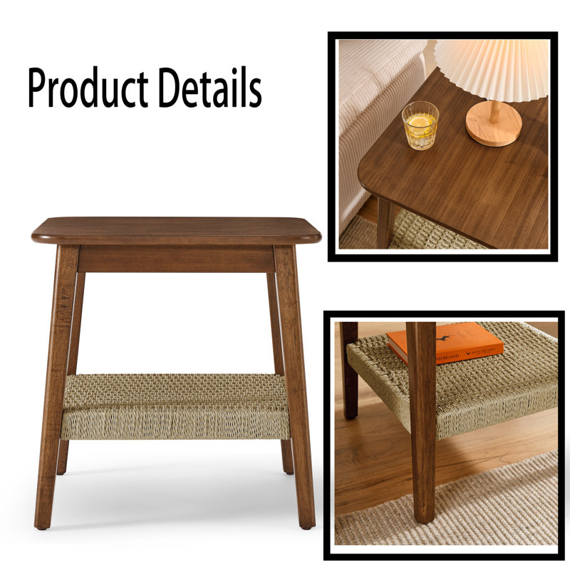 Table de bout avec rangement Aemon