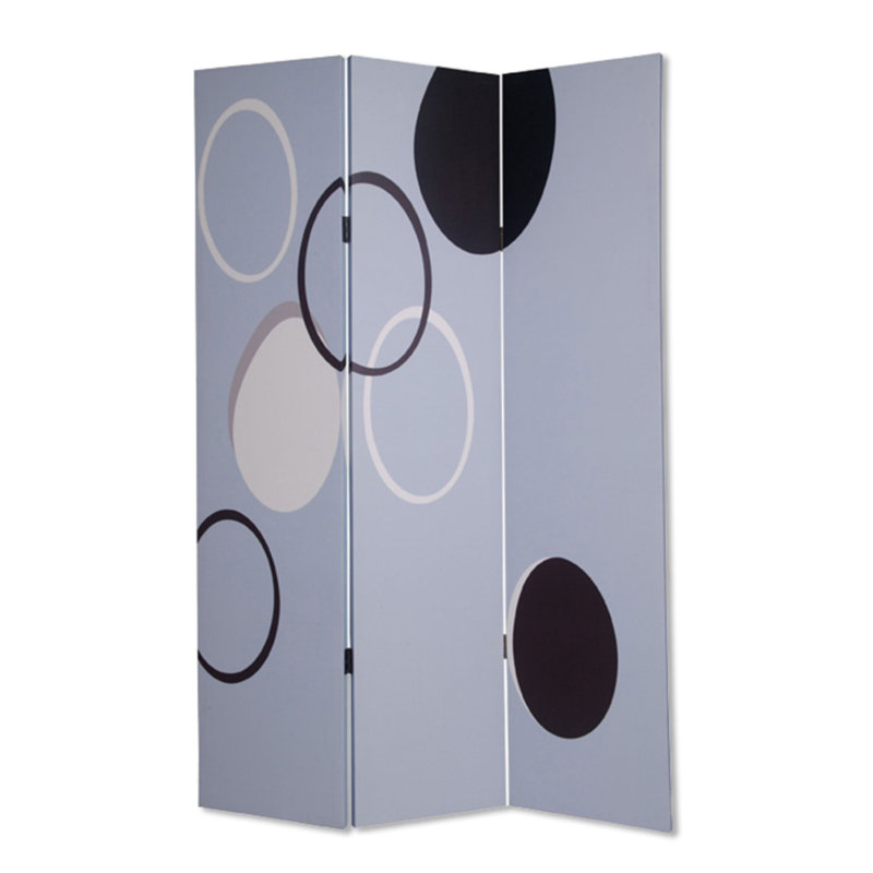 Basilton 48'' W x 72'' H 3 - Panel Folding Room Divider