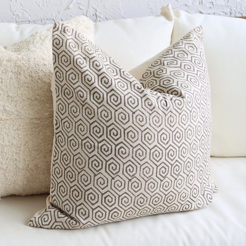Geometric Cotton Pillow Cover