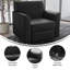 Chaise Adrey LeatherSoft avec structure aux coutures épurées-133597928-133597931