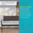 O'fiddlestix Outdoor 3'' Bench Seat Cushion