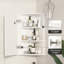 40mm W 60mm H Frameless Medicine Cabinet Mirror 3 Fixed