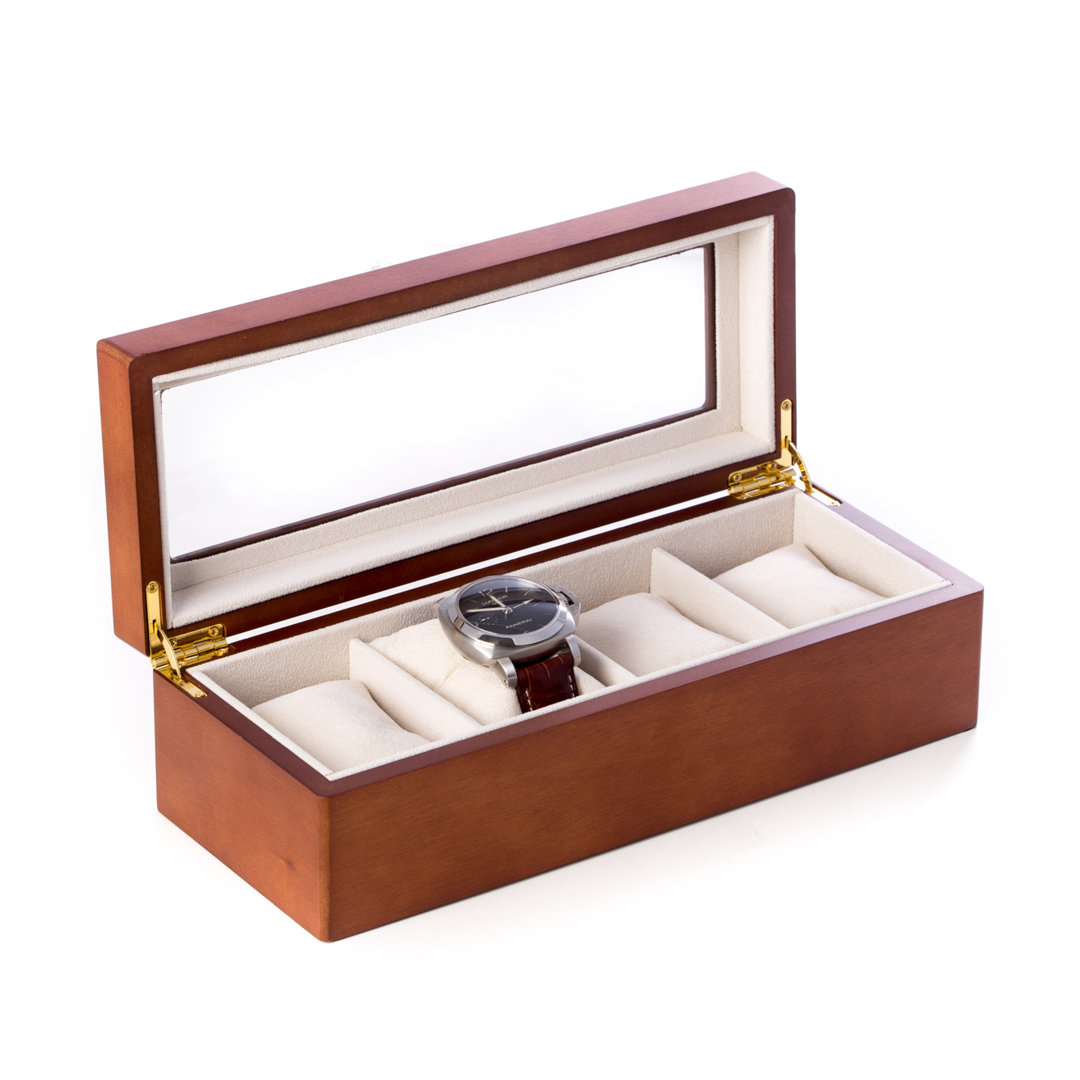 Wood Watch Box + Charlton Home® 