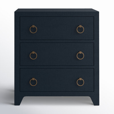 Cleo 3 - Drawer Raffia Dresser