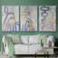 Linx I, ensemble de 3 toiles encadrées sur toile-97812109-97812108