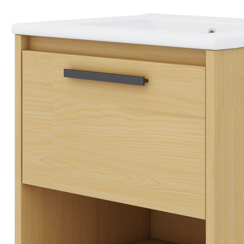 Bathroom Vanity With Sink Combo,Multi-Functional Bathroom Cabinet With Drawer