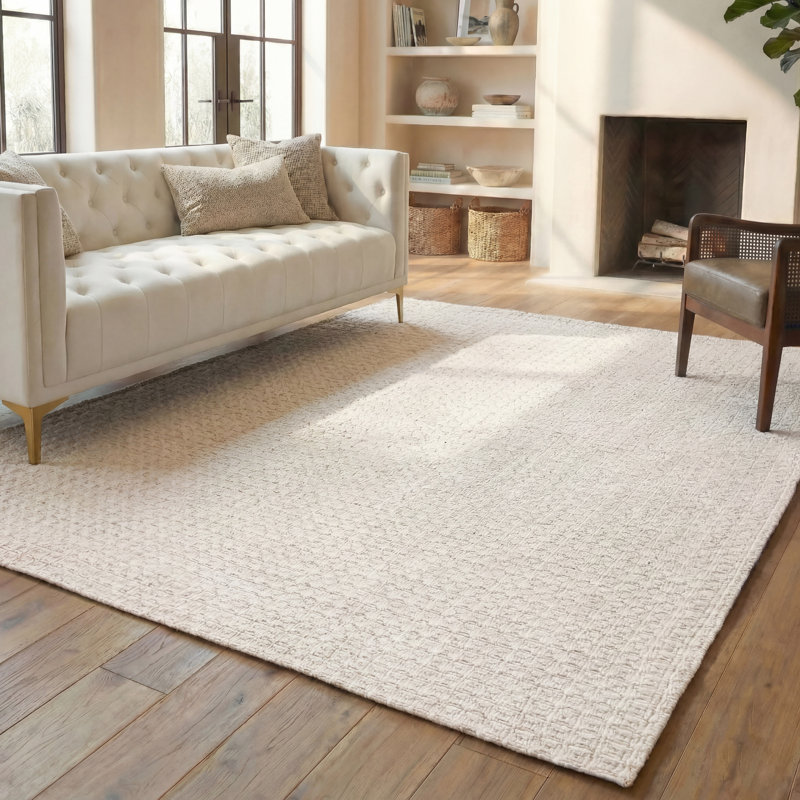 Jaxen Natura Hand Woven Performance Solid Color Rug, Rectangle 8' x 10'