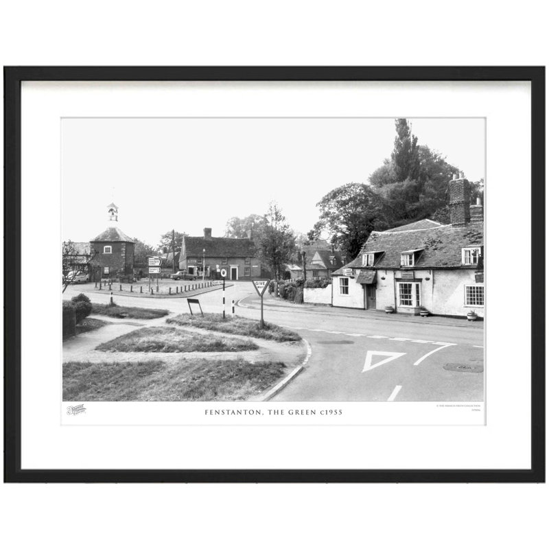 Hemingford Abbots, Common Lane 1914 by Francis Frith - Single Picture Frame Print, 40cm H x 50cm W x 2.3cm D