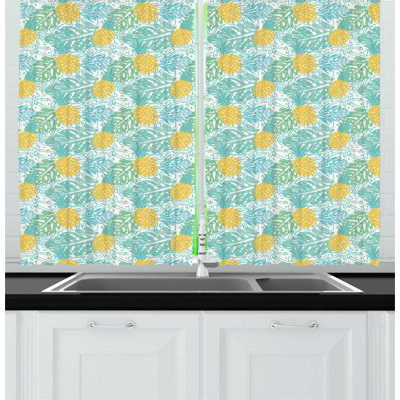 Floral Kitchen Curtain