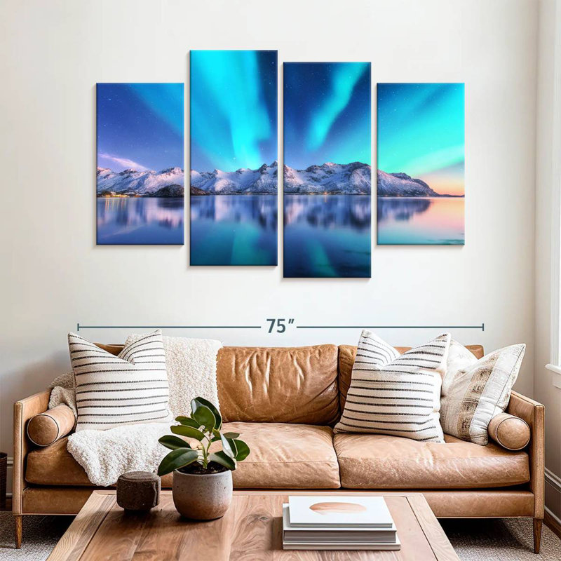 Alvord Amazing Aurora Borealis, 42" H x 68" W