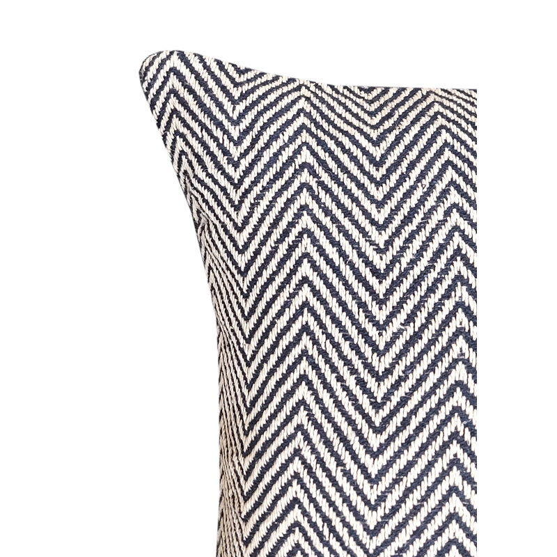 Coussin intérieur / extérieur carré à chevrons