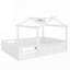 Lit de plancher avec garde-corps et toit-1242940309-1242940308