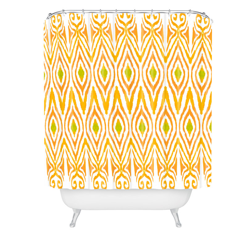 Amy Sia Ikat Single Shower Curtain