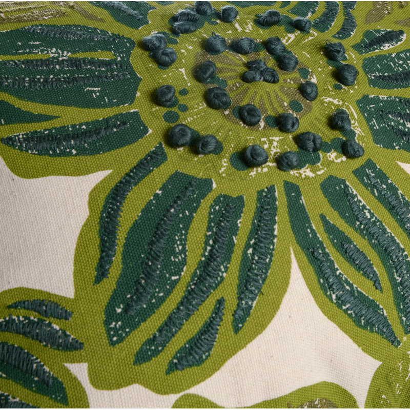 14x26 Lumbar Pillow, Down Alternative, Green