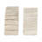 Latitude Run® Onyx Marble Semi Circle Bookends, Set Of 2, Luxurious Tan, Elegant Home Decor, Natural Marble Material, Perfect For Book Lovers And Office Desks.