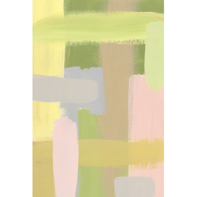 " Subdued Blocks III " Painting Print