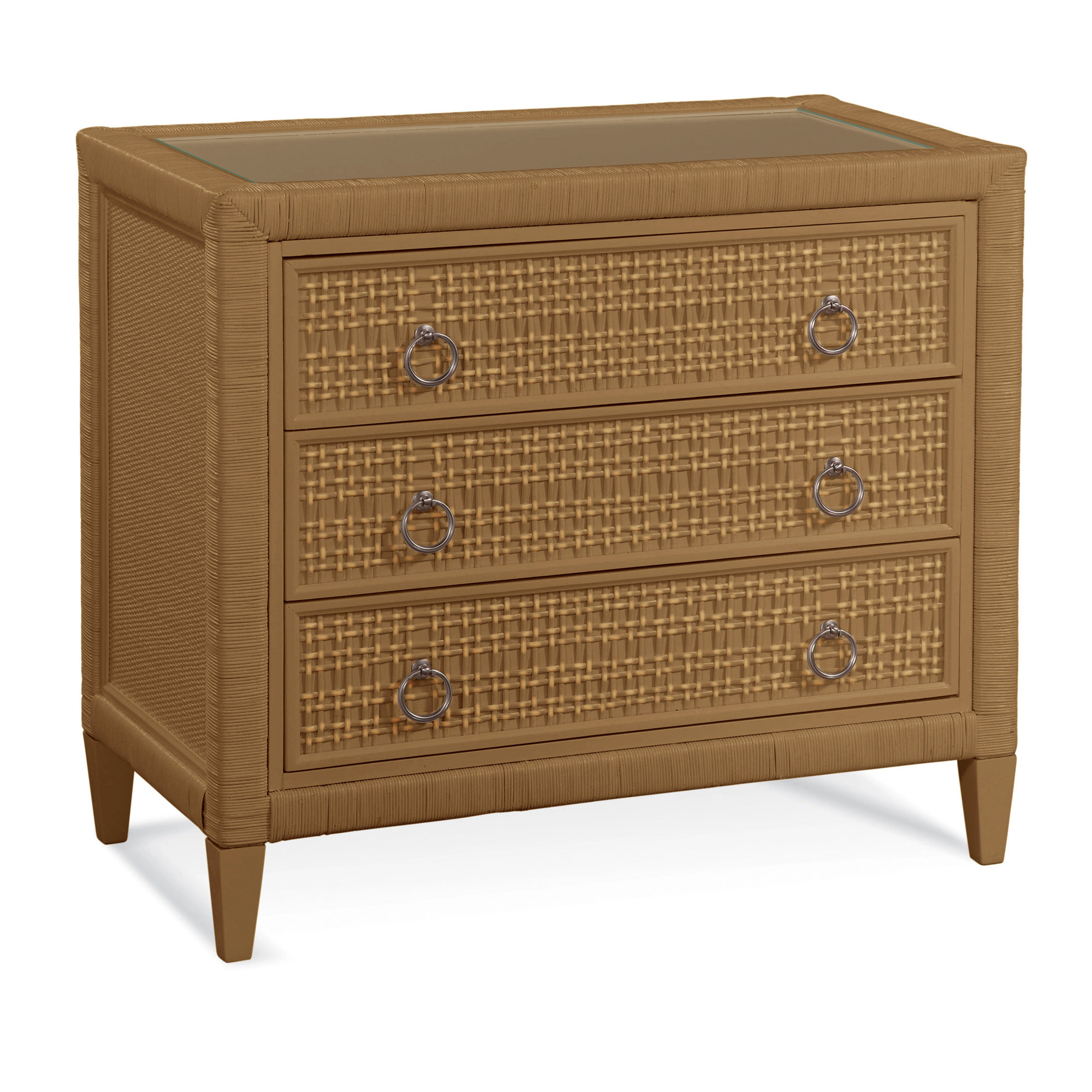 Monterey 3 Drawer 36" W Dresser, Satin Nickel, Yes, Havana