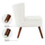 72 cm Wide Velvet Wingback Accent Chair with Button-Tufted Back-591419224