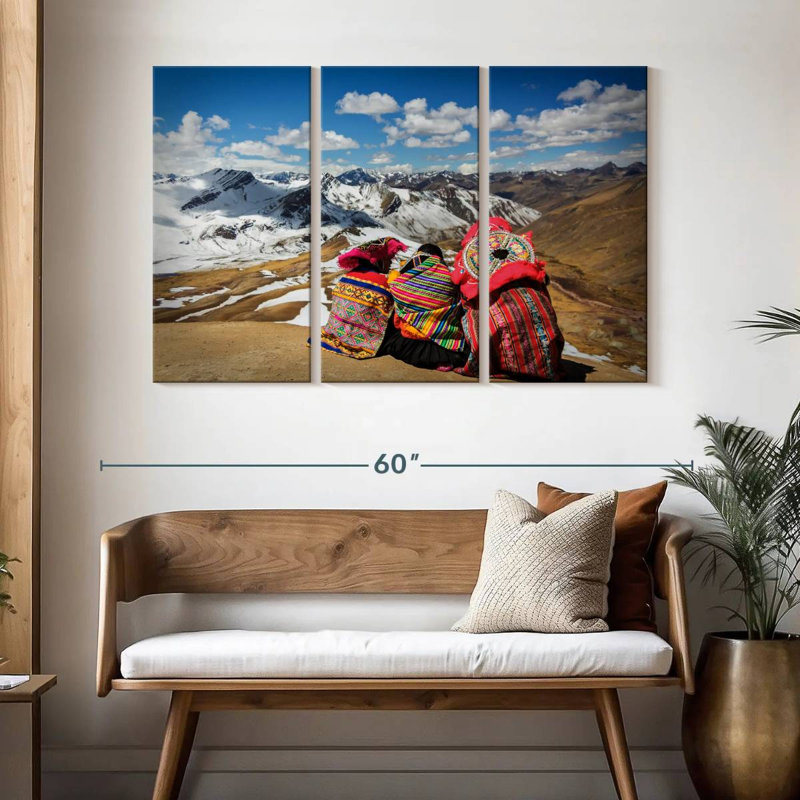 Nicci Natives Of Cusco, 48" H x 74" W
