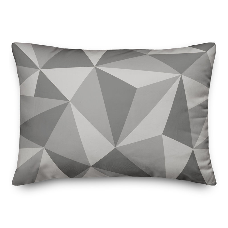 Geometric Reversible Throw Pillow