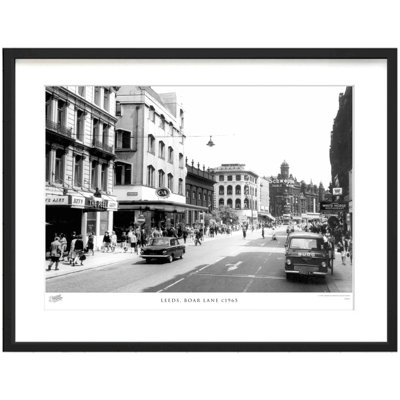 Leeds, Boar Lane C1965 - Single Picture Frame Print