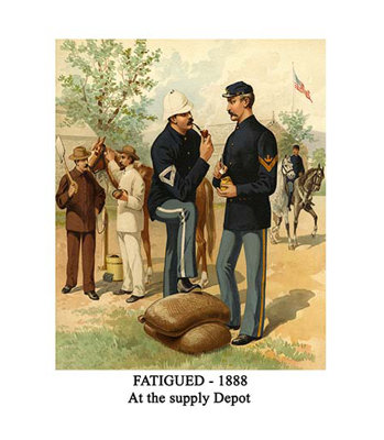 " Fatigued 1888 At The Supply Depot " by Henry Alexander Ogden