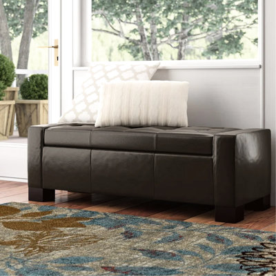 Rangement pour la maison - brun. Le style ajoute du charme. Range les oreillers, couvertures et accessoires pour animaux. Charnière pressurisée pour une ouverture simple. Assemblage requis. 50,75 po x 20 po 17 po Design contemporain Une touche d'élégance.
