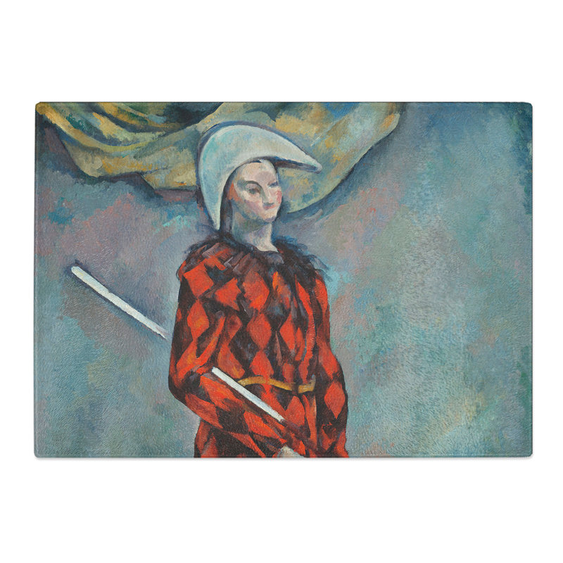 Harlequin by Paul Cezanne Chopping Board, 0.4cm H x 20cm W x 28.5cm L