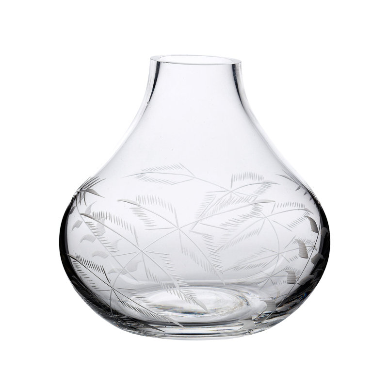 Handmade Lead Free Crystal Table Vase
