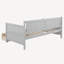 Lit de jour simple en bois de pin avec 2 tiroirs de rangement-236739797