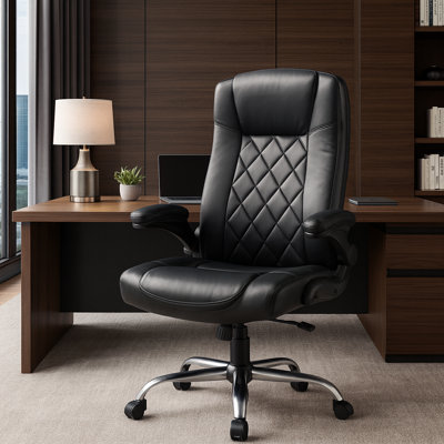 Fauteuil de direction ergonomique avec accoudoirs rabattables