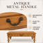 Table basse Vintage Farmhouse avec tiroir de rangement et pieds tournés en bois massif pour le salon-522096336