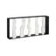 Cast Women Metal Framed Console, Roman Stone