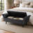 Velvet Upholstered Flip Top and Storage Bench-1372117905