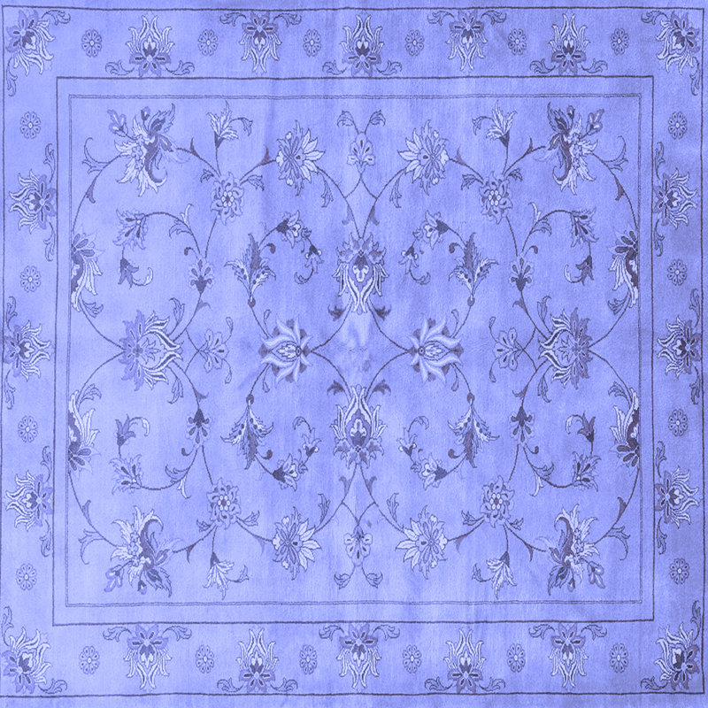 Tapis oriental tissé à la machine Ilhaan, Carré 3 pi