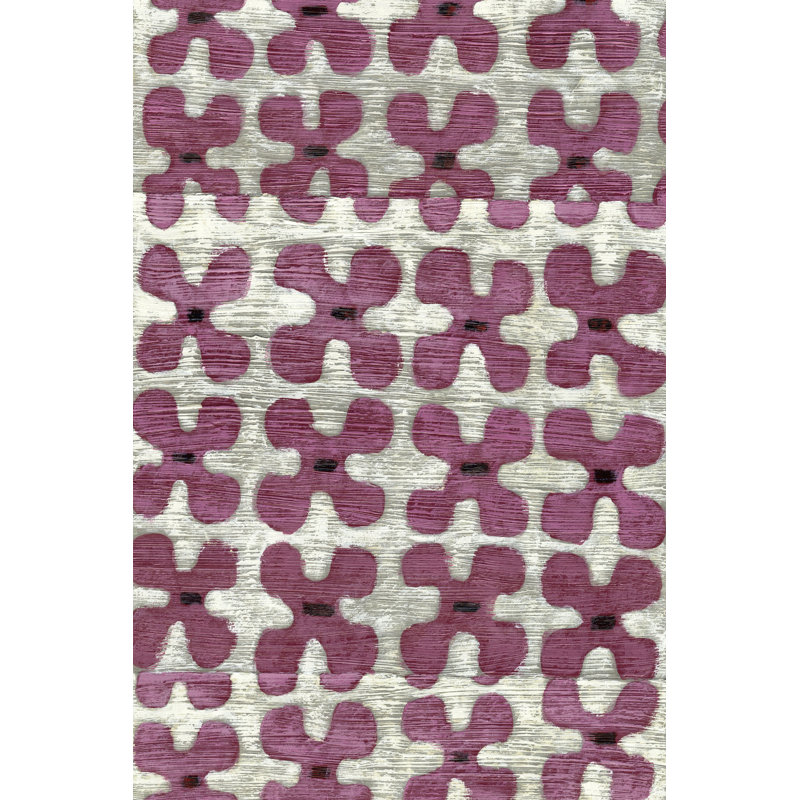 Silk Road Ikat III - Wrapped Canvas Print, 46cm H x 30cm W x 3.8cm D
