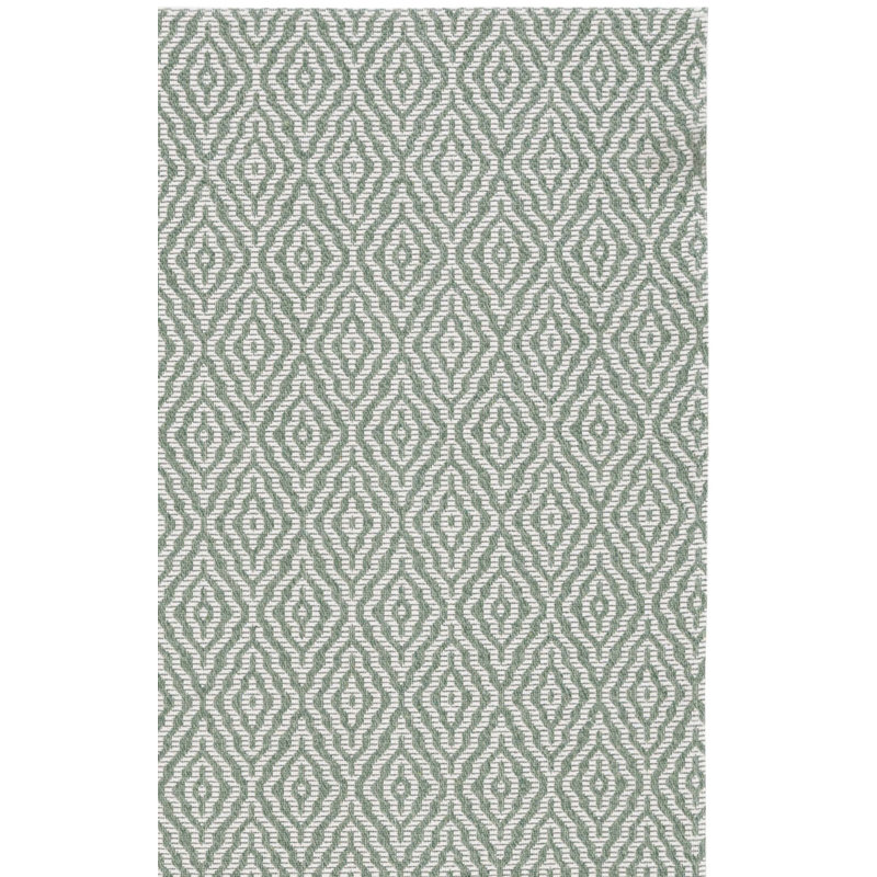 Tapis géométrique en coton Martha Stewart, Tapis de couloir 2 pi x 8 pi