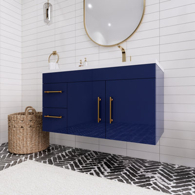 Ensemble de meuble-lavabo mural simple 41,75 "Spring
