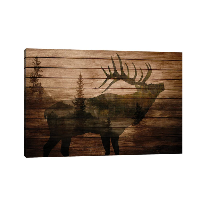Elk Woods II- Gallery-Wrapped Canvas Giclée