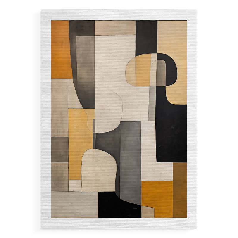 ABSTRACT Series DV - Impression sur toile seulement - NON-CADRE, H 12 po x l 8 po