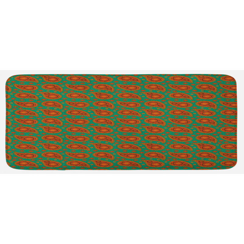 Eclectic Synthetic Kitchen Mat