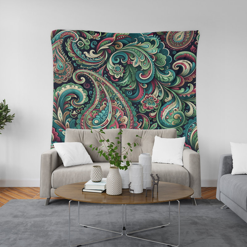Tapisserie murale, H 88 po x l 104 po x P 1,2 po