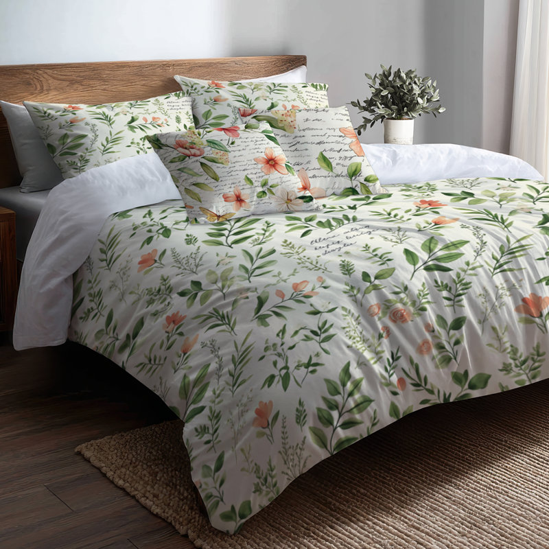 Ensemble d'édredon 6 pièces French Country, King Comforter + 5 Additional Pieces