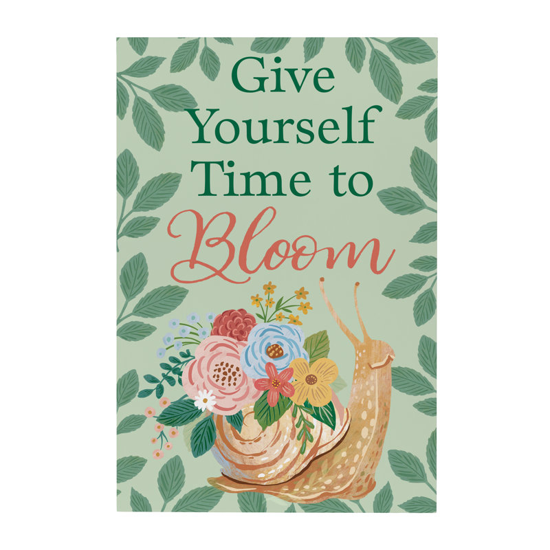 What She Shed Indoor Wall Decor, Bloom, 16" L x 24" H