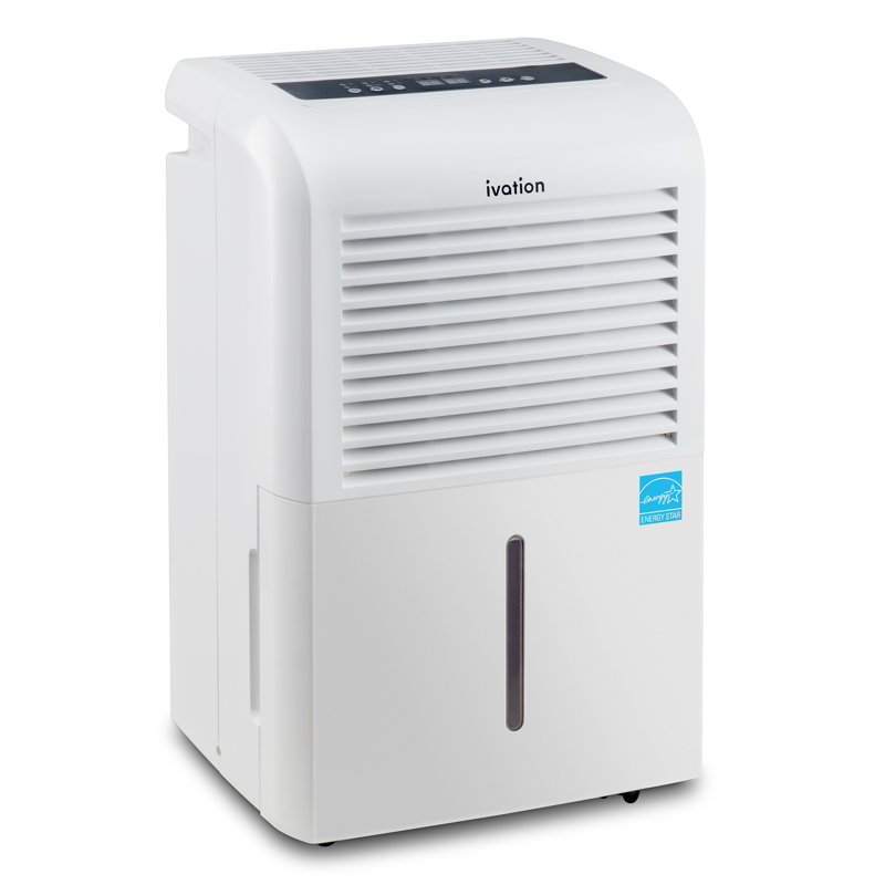 Ivation 50 Pints Console Dehumidifier for Rooms up to 4500 Cubic Feet