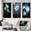 «White Green Petals And Beauty», 3 pièces sur toile-1532913835-1532913836