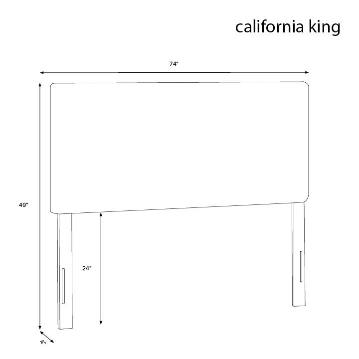Cinta Upholstered Headboard, California King