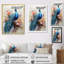 Arneisha, corail bleu, art indien dansant paon II - reproduction-1168249664-1221193434