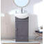 Ensemble de meuble-lavabo simple 18 po gris