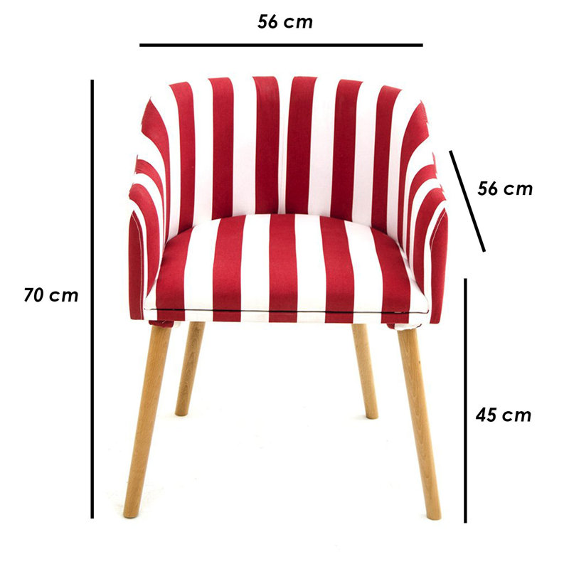 Fauteuil rembourré à oreilles
